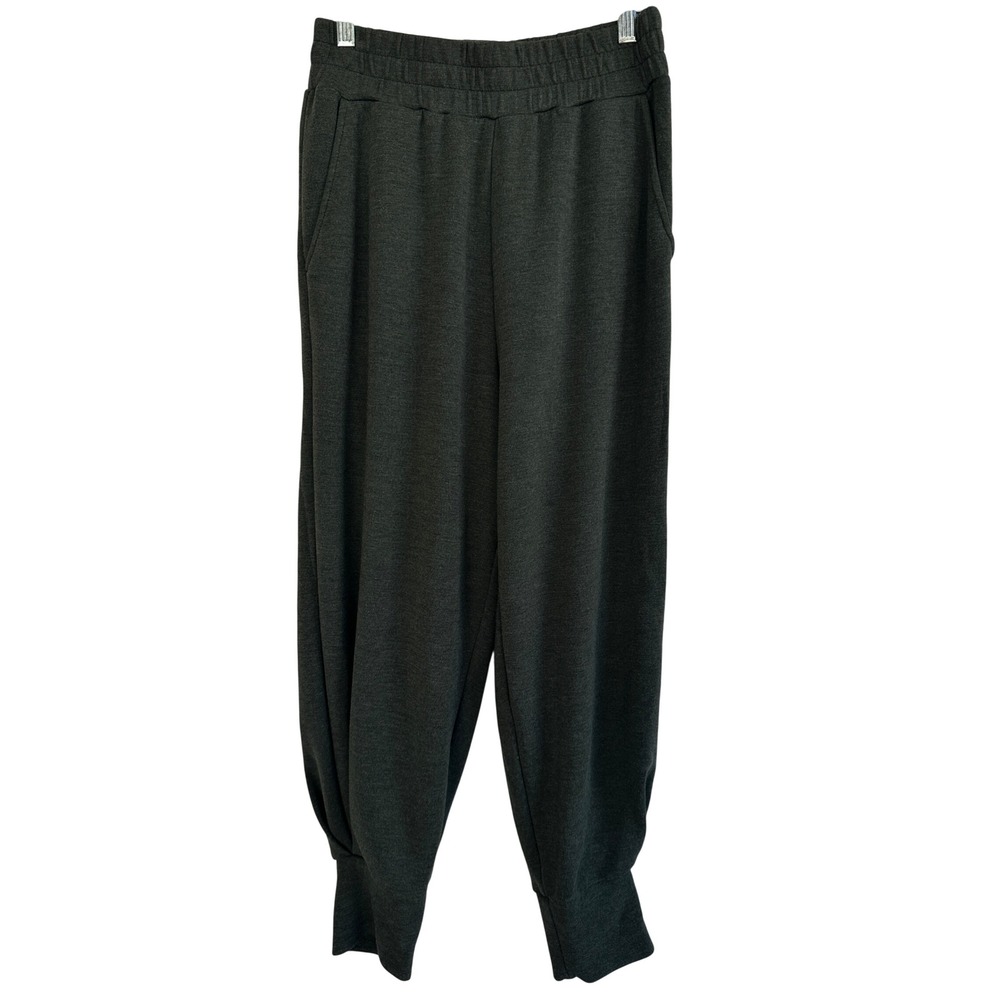 Varley DoubleSoft Tapered Joggers Dark Green High Rise Sweatpants Small